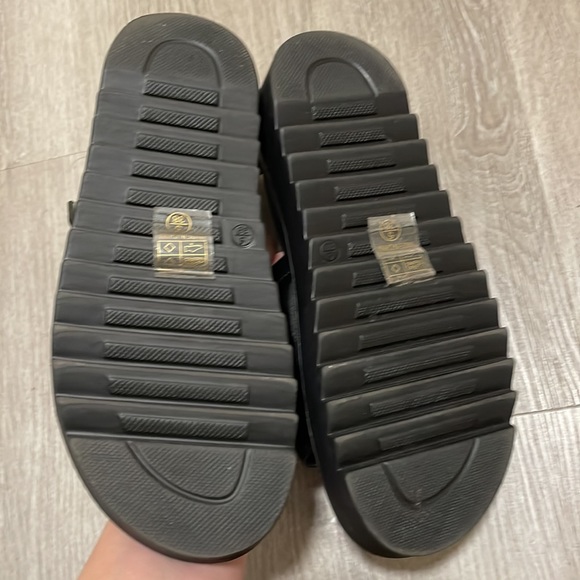 Dolls Kill Koi footwear black open toe sandals - Picture 4 of 4